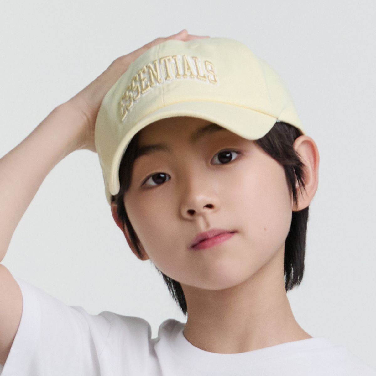 내셔널지오그래픽 키즈(NATIONAL GEOGRAPHIC KIDS) K255KHA020 아치로고 워싱캡 BUTTER