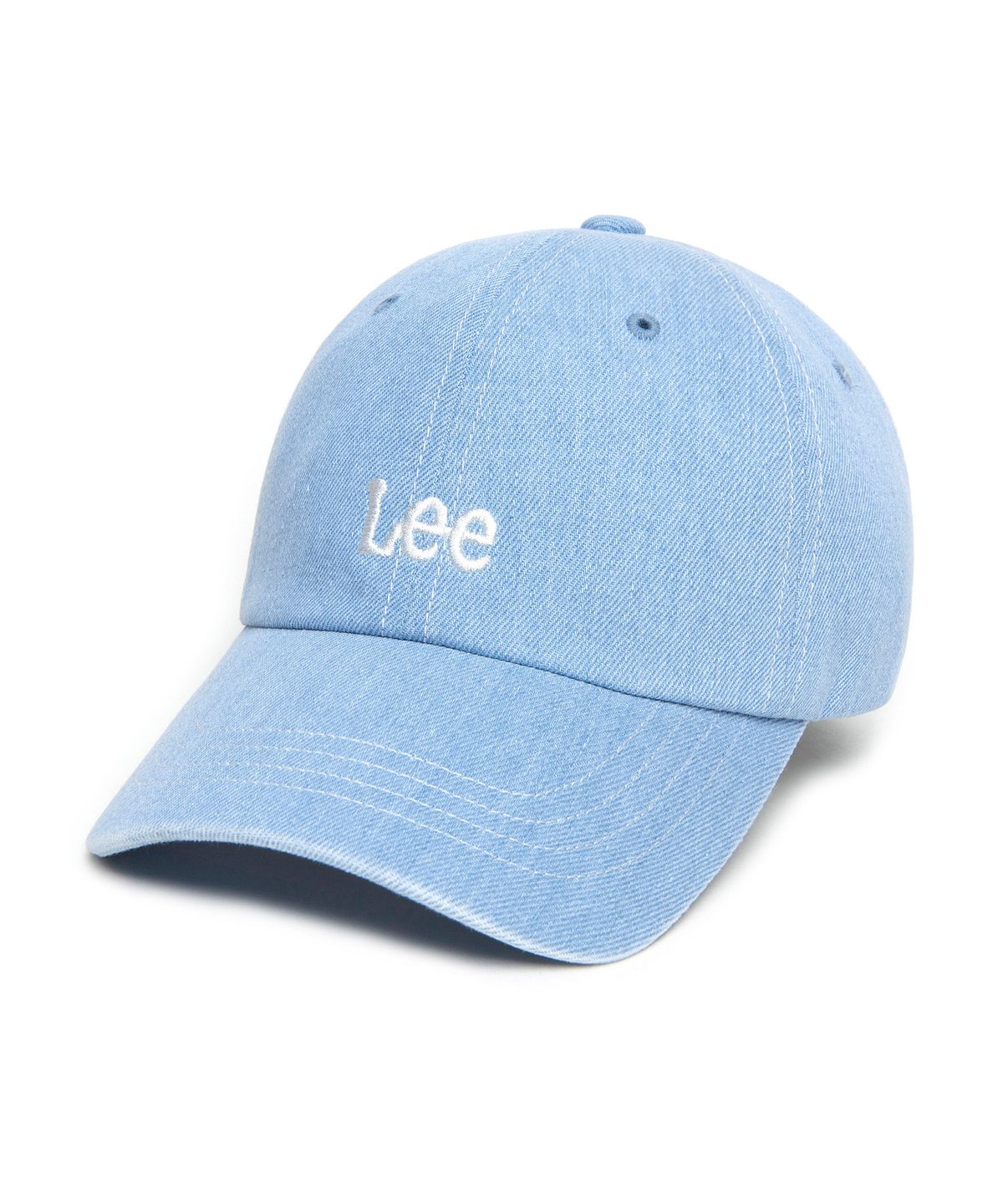 리(LEE) 스몰 트위치 로고 데님 볼캡 인디고 라이트