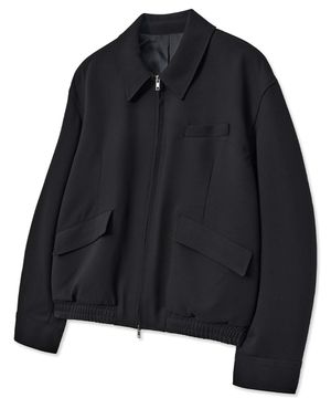 미니멀 리파인드 블루종 자켓 [BLACK]