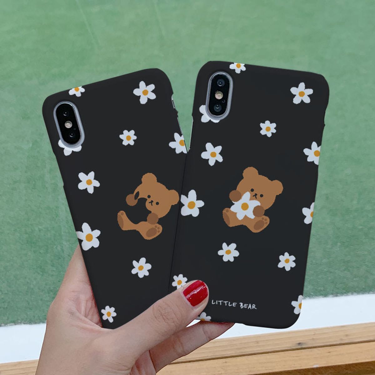 아칸(AKAN) 쿨쿨잠 리틀베어플라워1 하드케이스