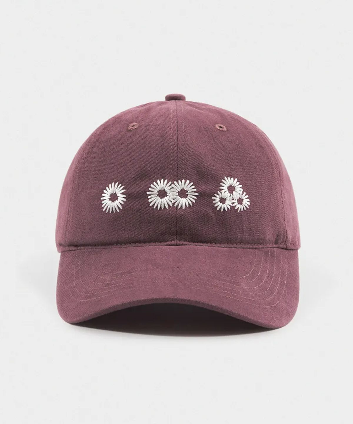 마이딥블루메모리즈(MY DEEP BLUE MEMORIES) Newvy Logo Peach Ball Cap (MAGENTA)