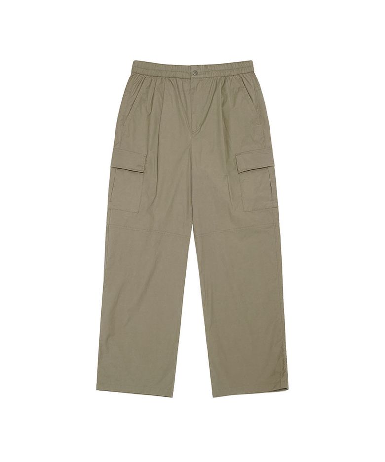 씨너리 우븐 테이퍼드 팬츠 KHAKI