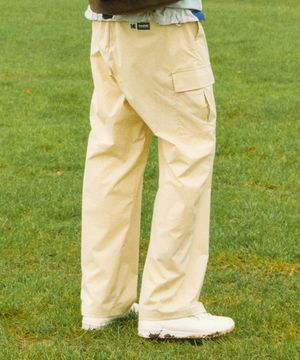 씨너리 우븐 테이퍼드 팬츠 BEIGE