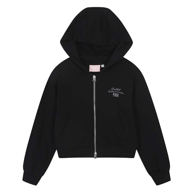 여아 레터링포인트 후드집업(K251TJ640P 블랙