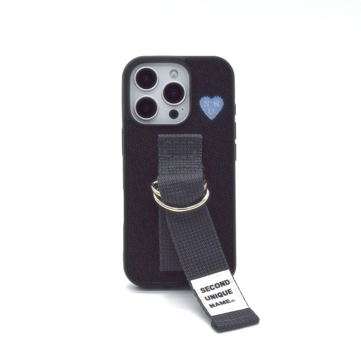 세컨드유니크네임(SECOND UNIQUE NAME) SUN CASE GLOSSY BELT DEEP GRAY