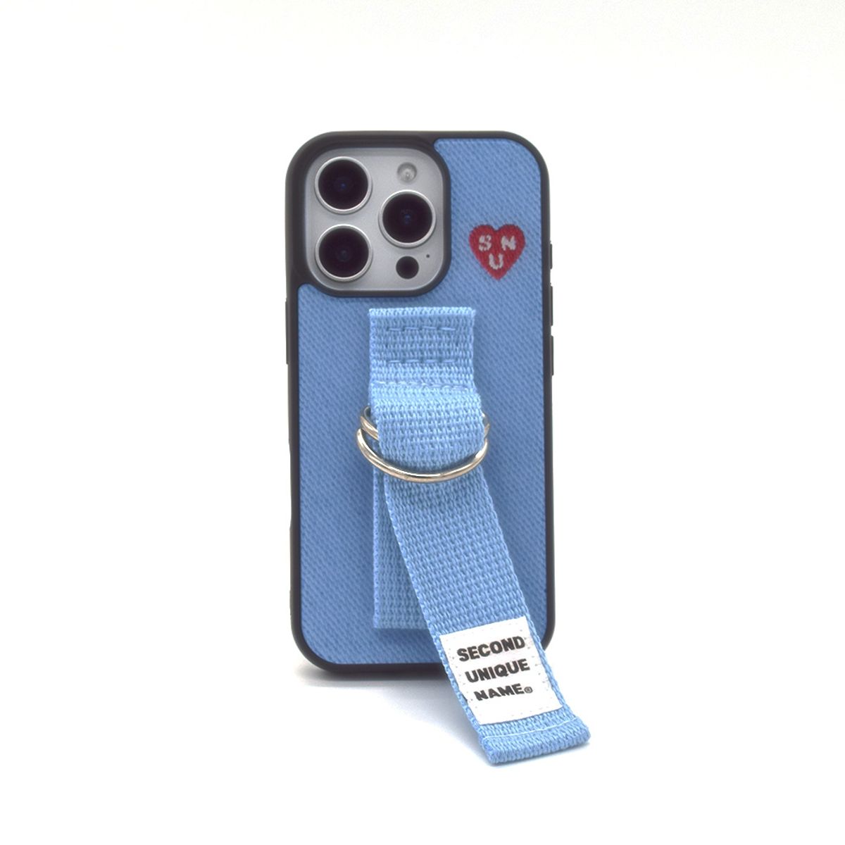 세컨드유니크네임(SECOND UNIQUE NAME) SUN CASE GLOSSY BELT LIGHT BLUE