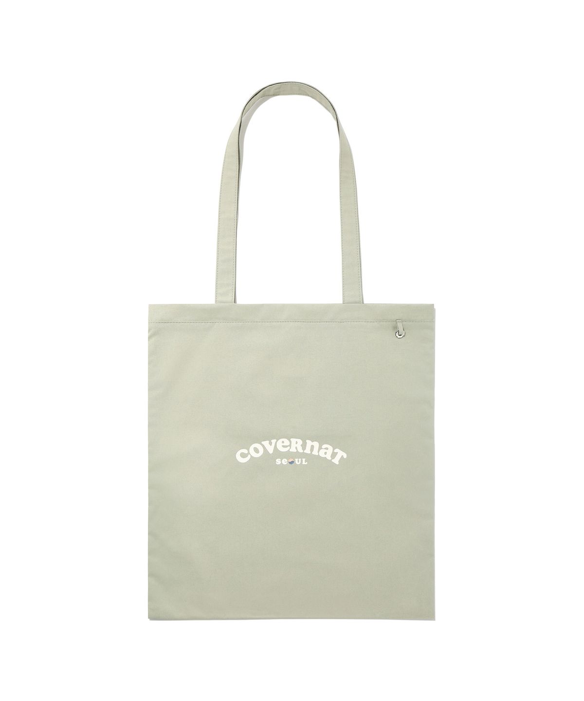 커버낫 우먼(COVERNAT WOMAN) 클로버하트 쿠퍼로고 서울 에코백 Mint