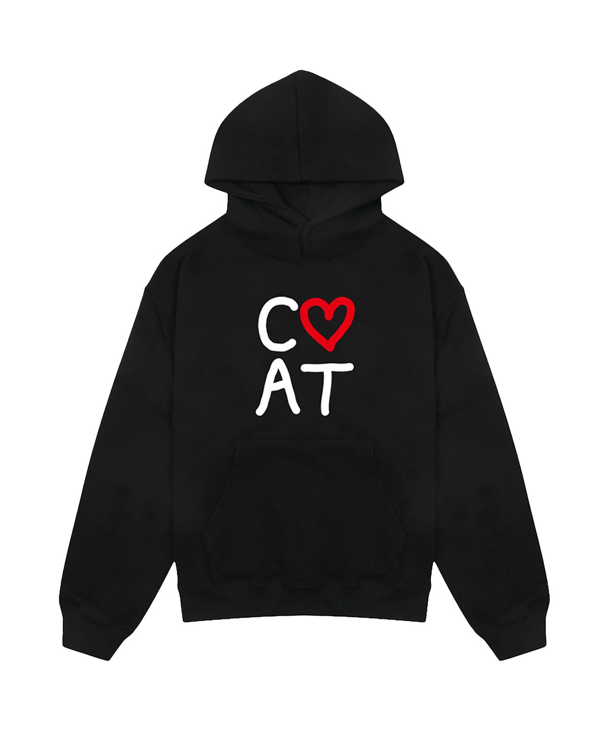 어라이트앵글(ARIGHTANGLE) CAT LOVE HOODIE (2 COLOR)