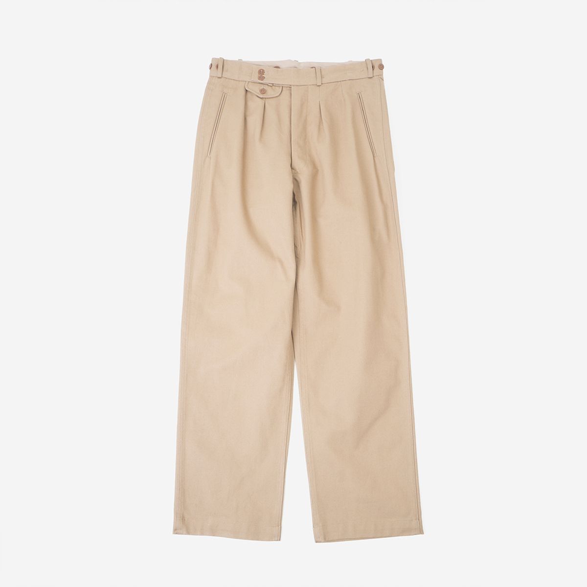와이엠씨엘케이와이(YMCL KY) German Type Navy Tropical Pants - Khaki