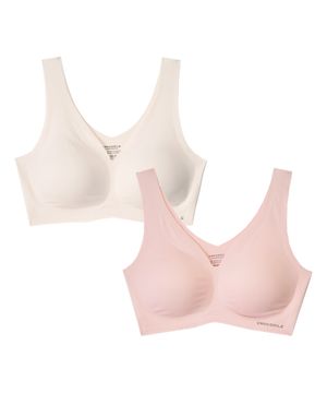 [2PACK] 소프트핏 쉘론 패드일체형 V넥 브라