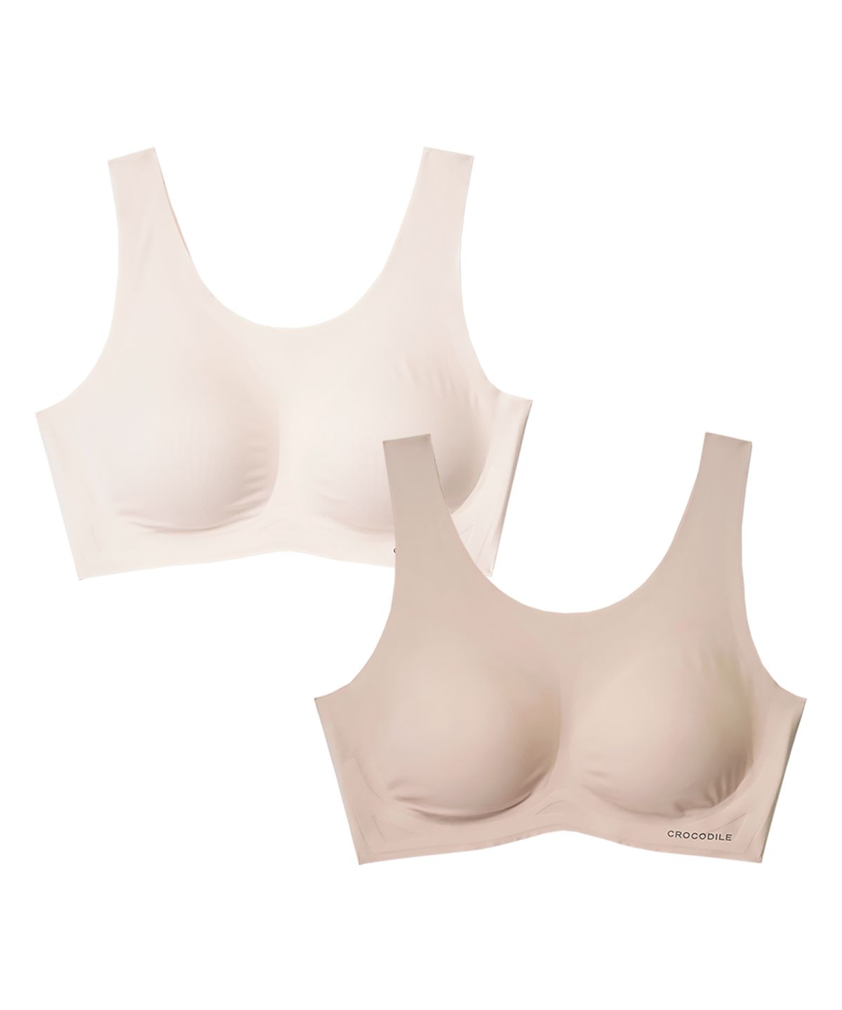 크로커다일 이너웨어(CROCODILE INNERWEAR) [2PACK] 소프트핏 쉘론 패드일체형 U넥 브라