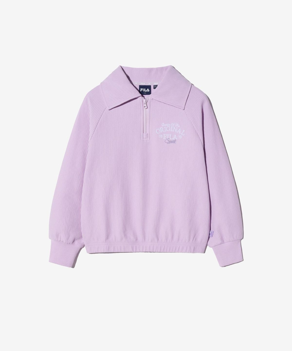 휠라 키즈(FILA KIDS) 여아 자가드 반집업 맨투맨(FK2POH1307FORD)
