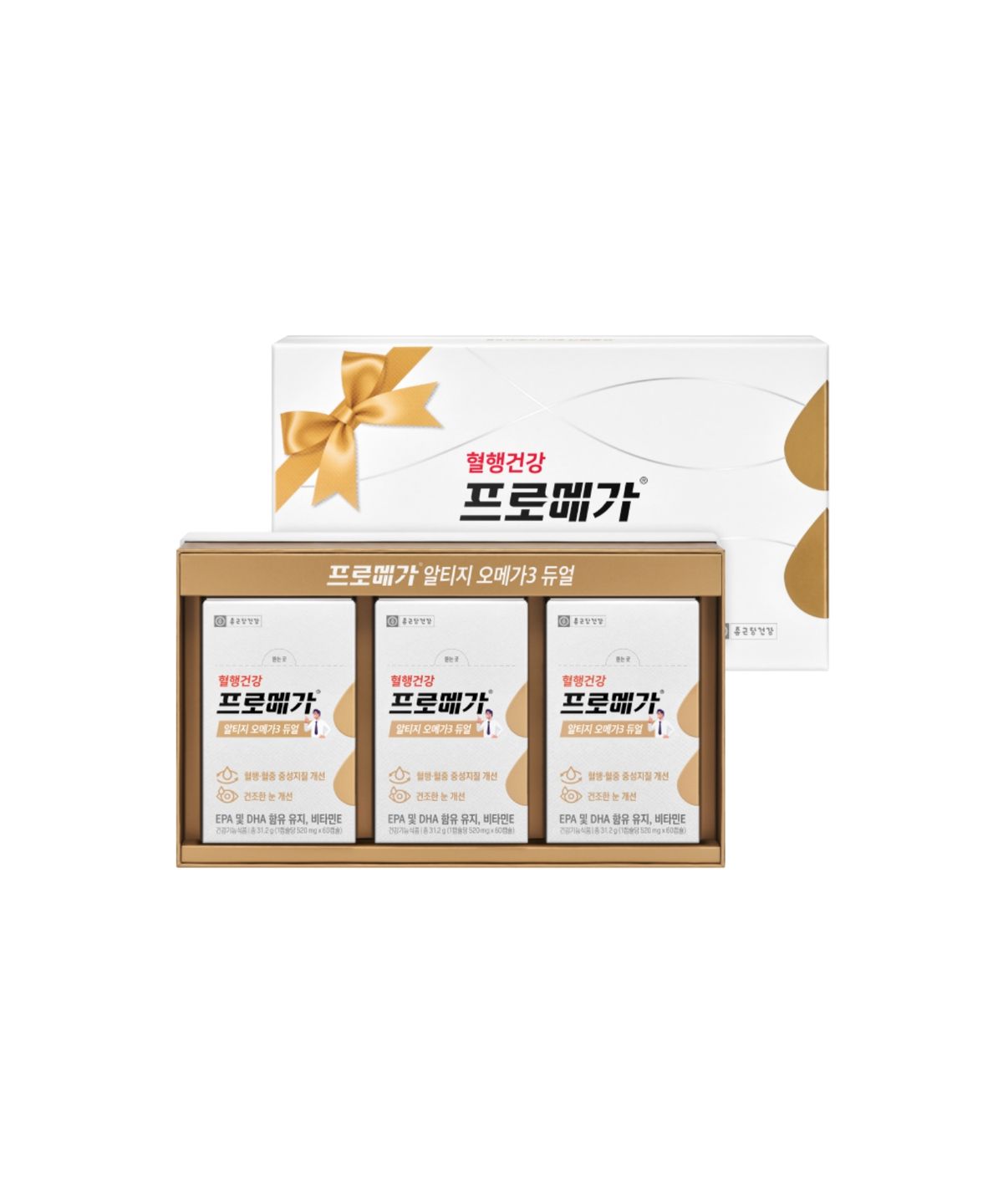 프로메가(PROMEGA) 프로메가 알티지오메가3 듀얼 선물세트(3개월분) / 쇼핑백 동봉