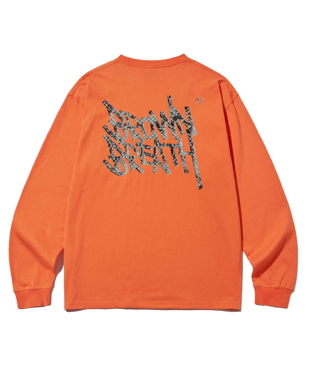 브라운브레스(BROWNBREATH) PYTHONE TAG LONGSLLEVE - ORANGE