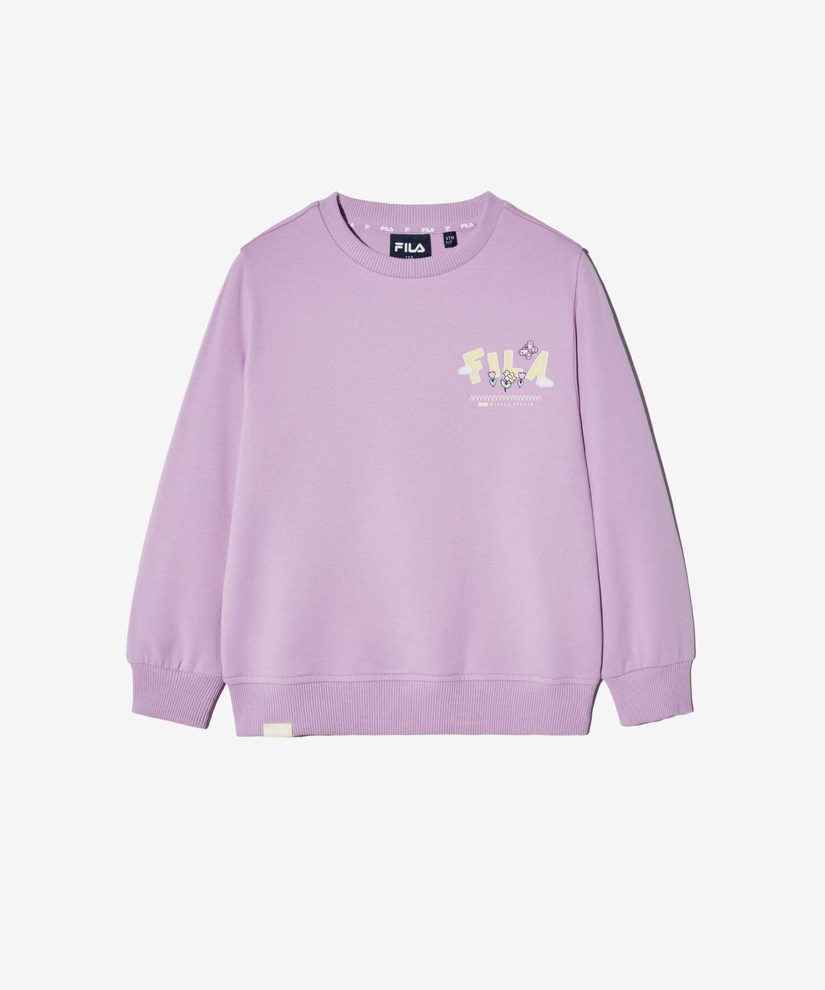 휠라 키즈(FILA KIDS) Travel club 캠핑 그래픽 맨투맨