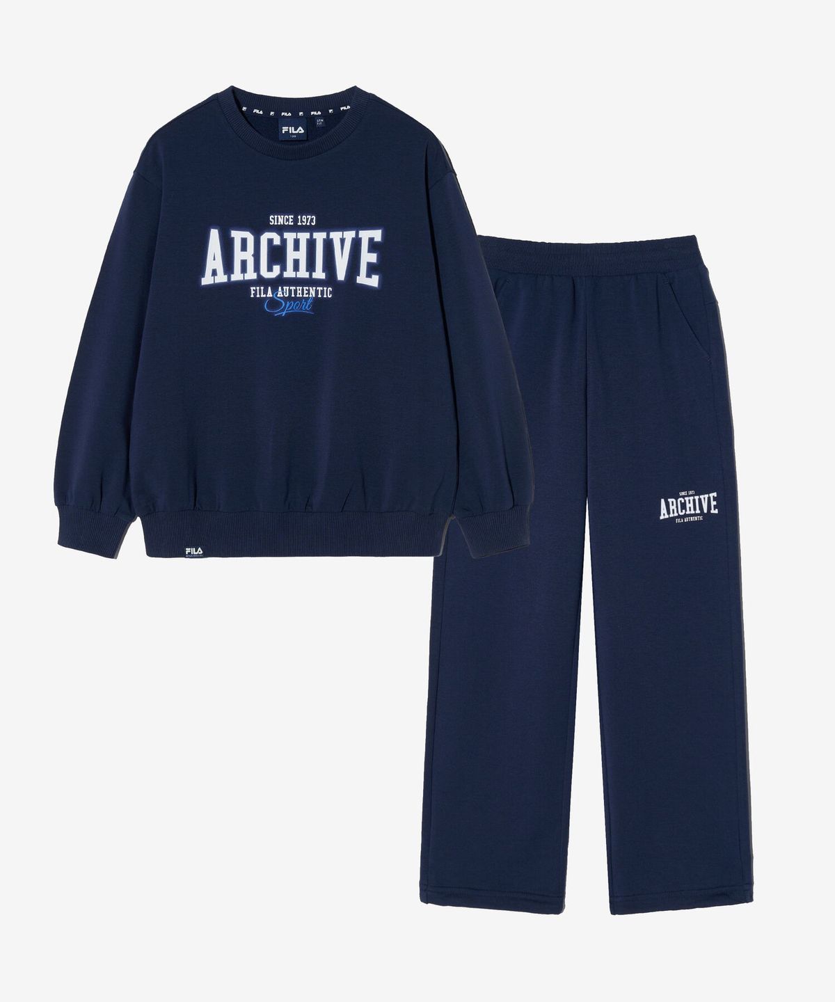 휠라 키즈(FILA KIDS) 캠퍼스 라운드 셋업(FK2FSH1301XNAY)