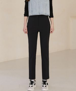 시크릿밴딩 스판 슬림핏 일자 슬랙스