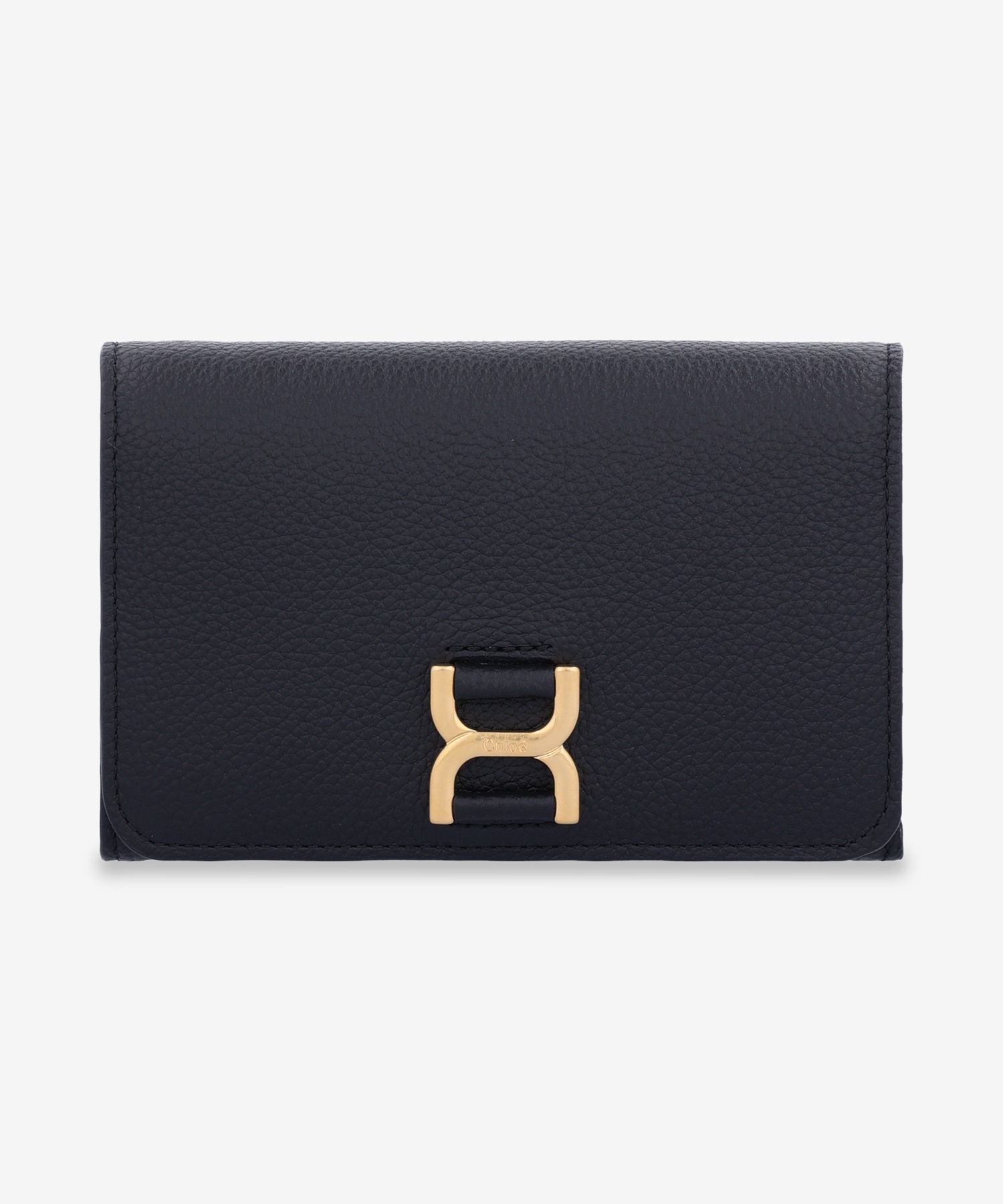 MUSINSA | CHLOE Marcie Compact Wallet - Black / CHC23AP097I31001
