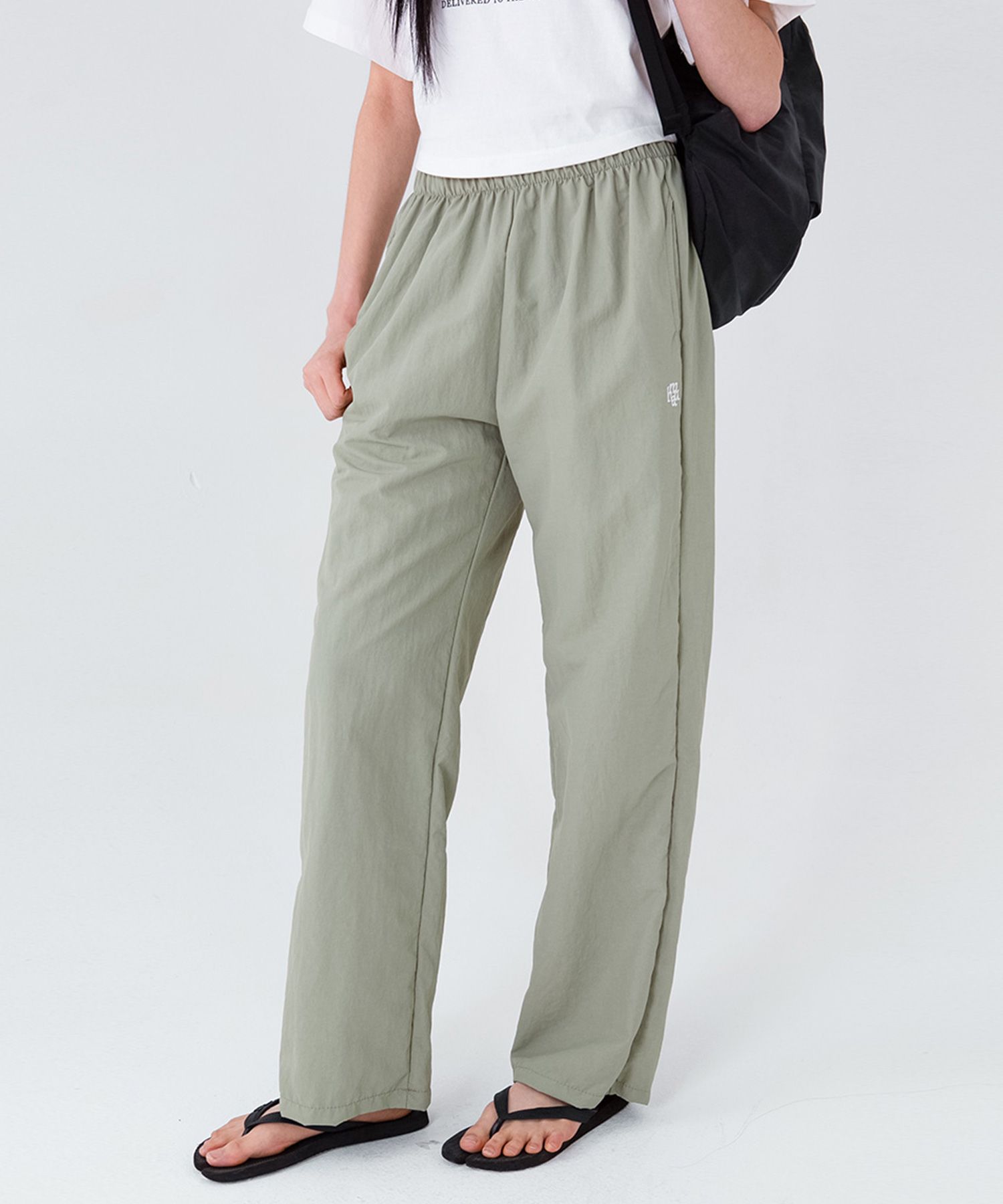 パンツ MUAHMUAH LOGO STITCH LINE WIDE BANDING PANTS MUSINSA | MUAHMUAH Logo stitch wide banding pants [black]