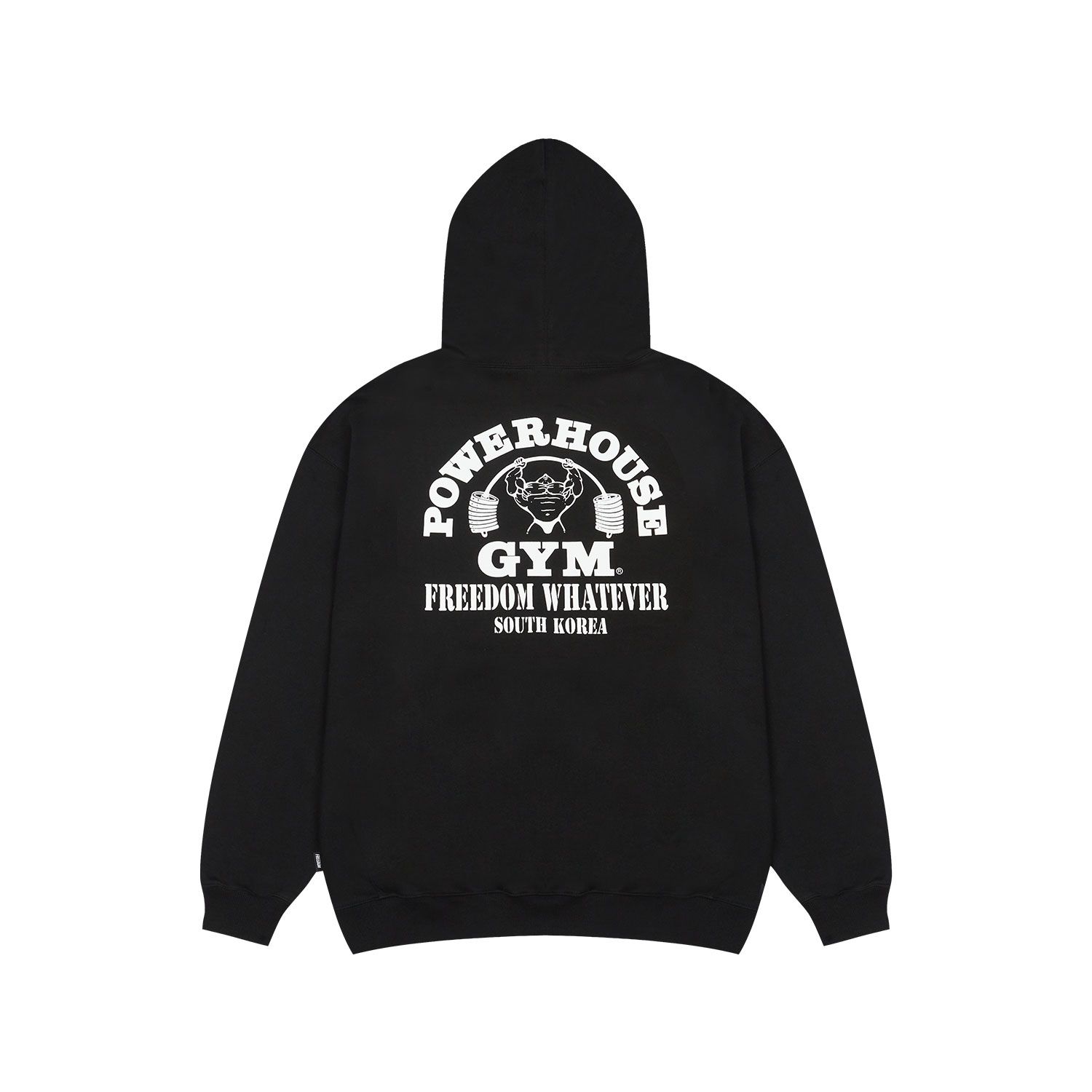 ☆FREEDOM☆ Powerhouse Flame Logo Overfit Hoodie Black PH24S MUSINSA公式 | FREEDOM Powerhouse Overfit Hoodie (Black)
