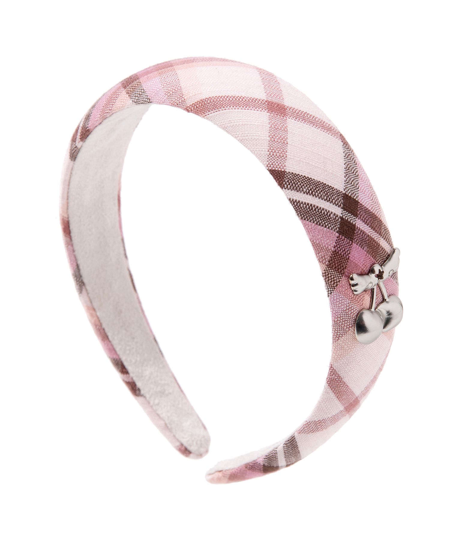 MUSINSA | KIRSH Cheek Check Hairband [Pink]