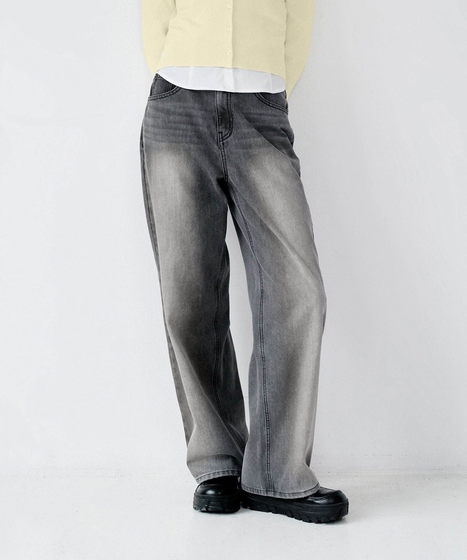 MUSINSA | KIRSH Kirsch Plain Sand Washing Wide Fit Denim