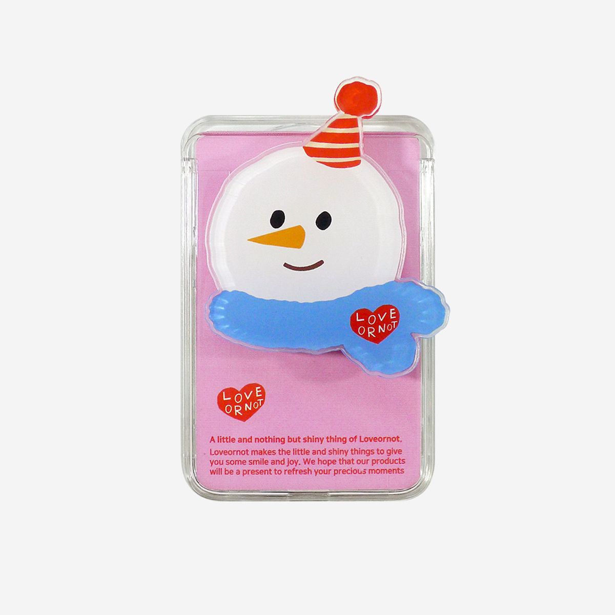 러브오낫(LOVE OR NOT) 맥세이프 카드톡_Party Snowman Magsafe Card-Tok