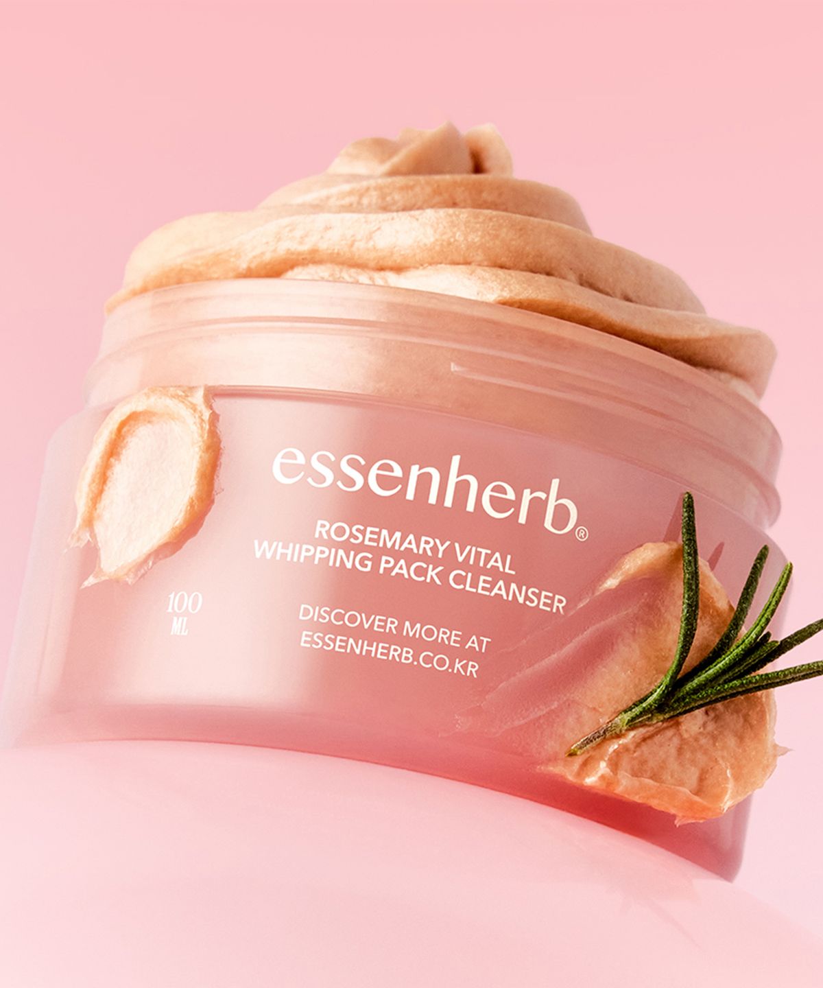 에센허브(ESSENHERB) 로즈마리 바이탈 휘핑 팩 클렌저 100ml