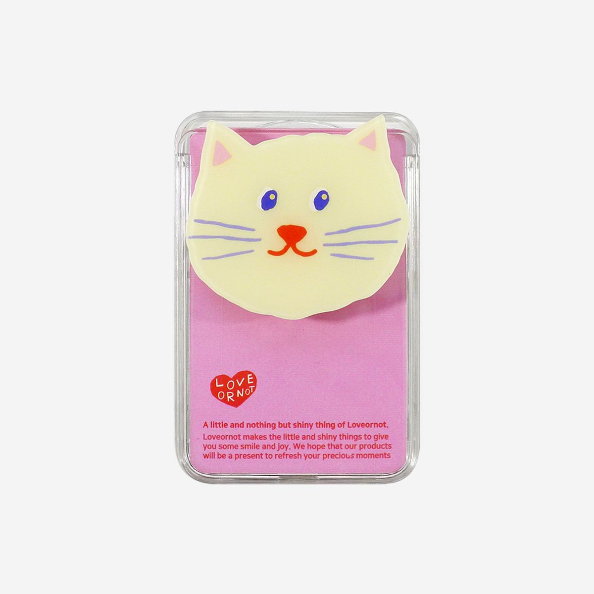 러브오낫(LOVE OR NOT) 맥세이프 카드톡_Babyshu Kitty Magsafe Card-Tok
