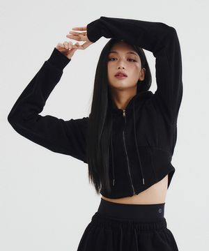 소프트 라인 핏 후드 집업_3Colors