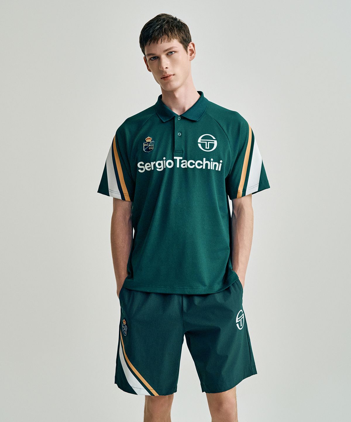 세르지오 타키니(SERGIO TACCHINI) M MC 엘리 스태프 폴로 (Green)