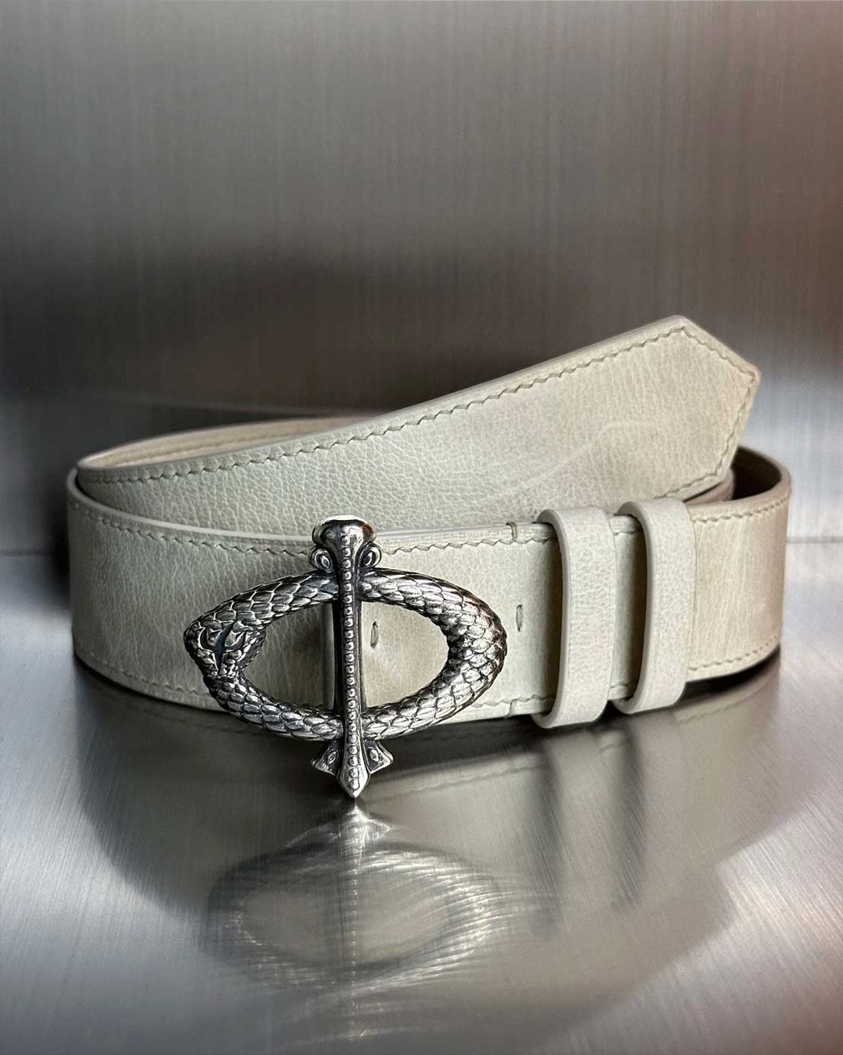 스쿠읏 핸드미다운즈(SKOOT HANDMEDOWNS) Pale Serpent Belt