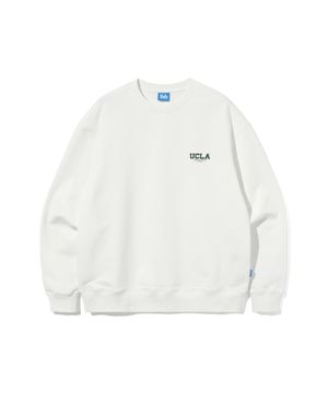 남녀공용 스몰로고 베이직 스웨트 셔츠[O-WHITE](UBRLT81)