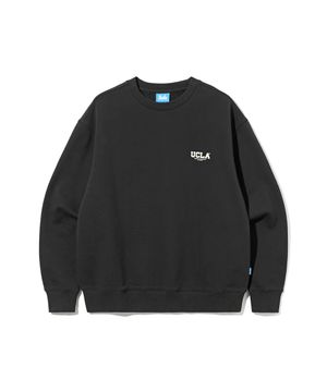 남녀공용 스몰로고 베이직 스웨트 셔츠[BLACK](UBRLT81)