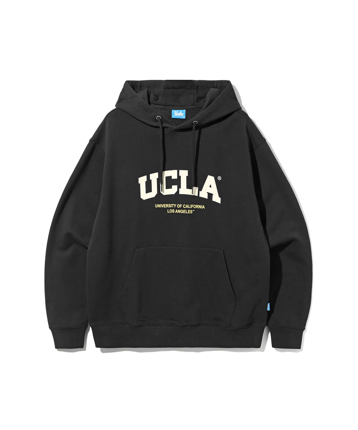 유씨엘에이(UCLA) 남녀공용 빅 로고 베이직 후디[BLACK](UBRLT84)
