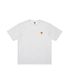 시그니처 로고 아스킨 반팔 티셔츠 WHITE MELANGE