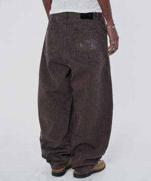 CONTOUR POCKET DENIM [BROWN]