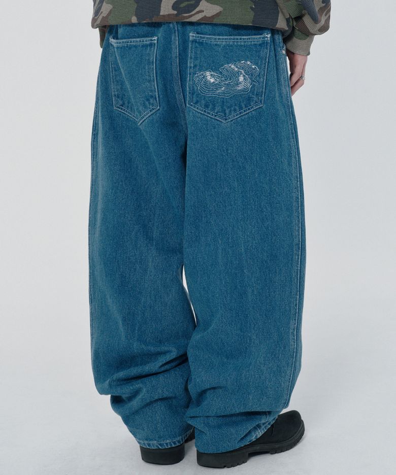 CONTOUR POCKET DENIM [BLUE]