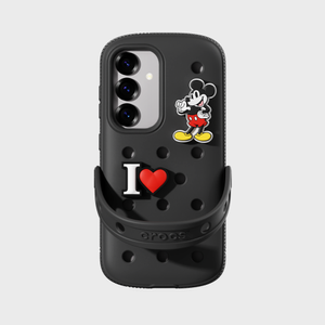 크록스 블랙 케이스 for Galaxy S25 Series