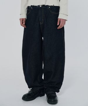 BAGGY DENIM [RAW INDIGO]