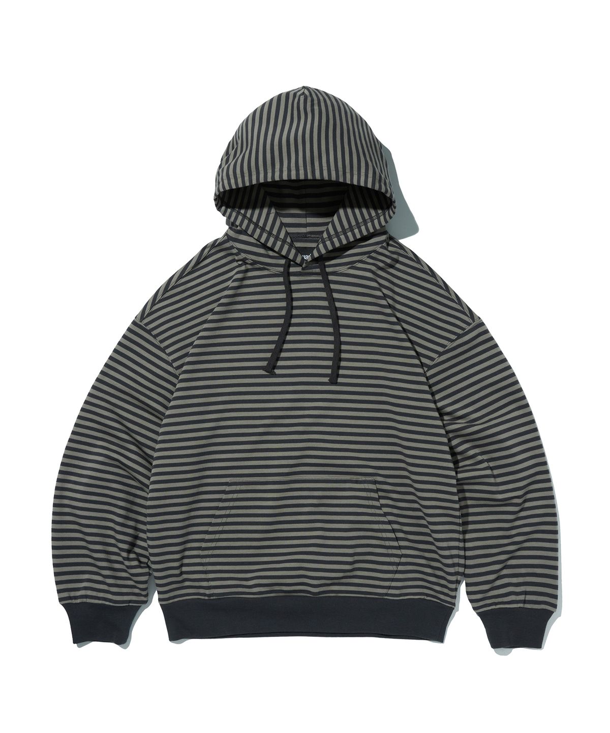 스웨이드(SUADE) STRIPE HOODIE [GRAY]