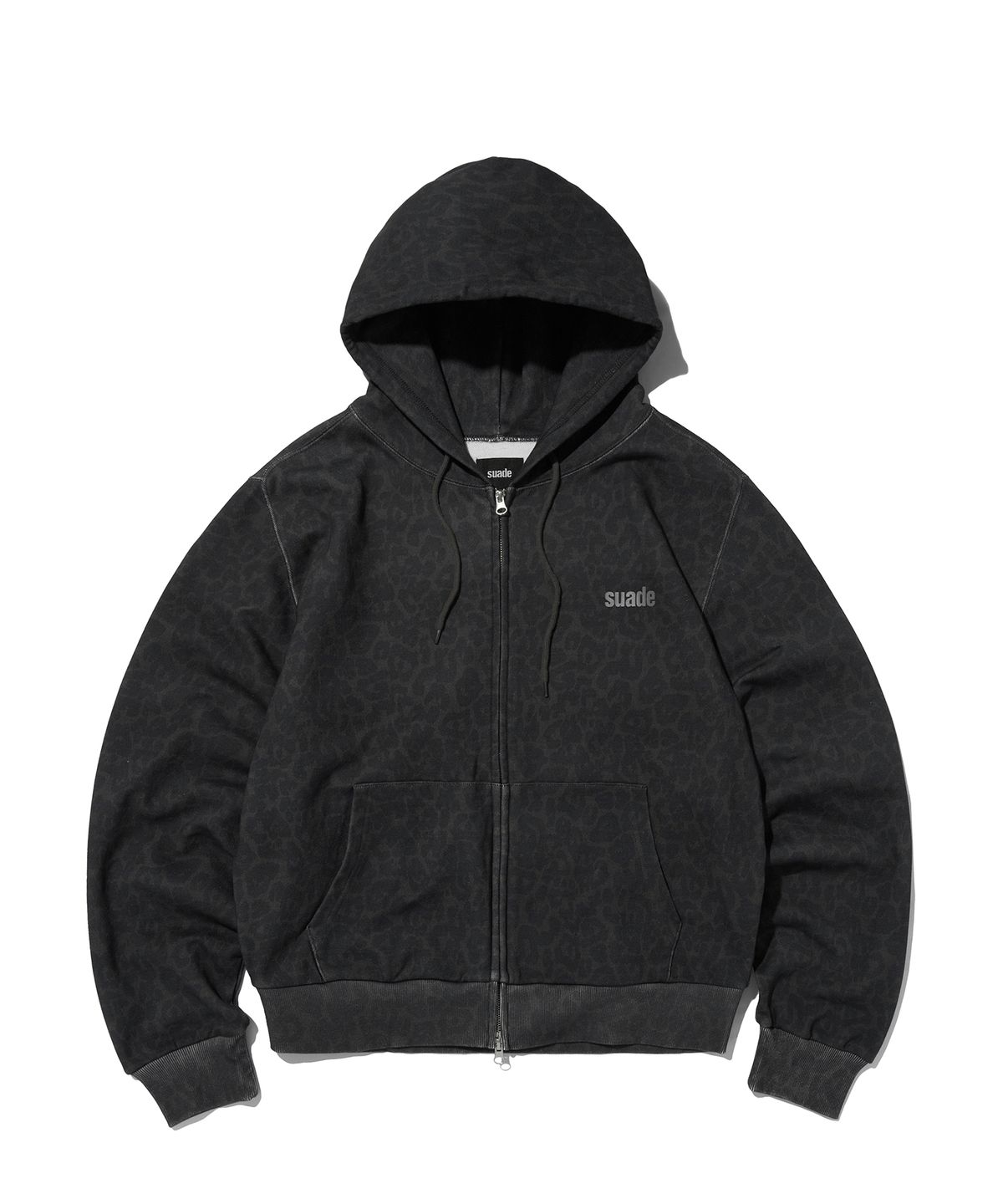 스웨이드(SUADE) DARK LEOPARD HOOD ZIP UP [LEOPARD]