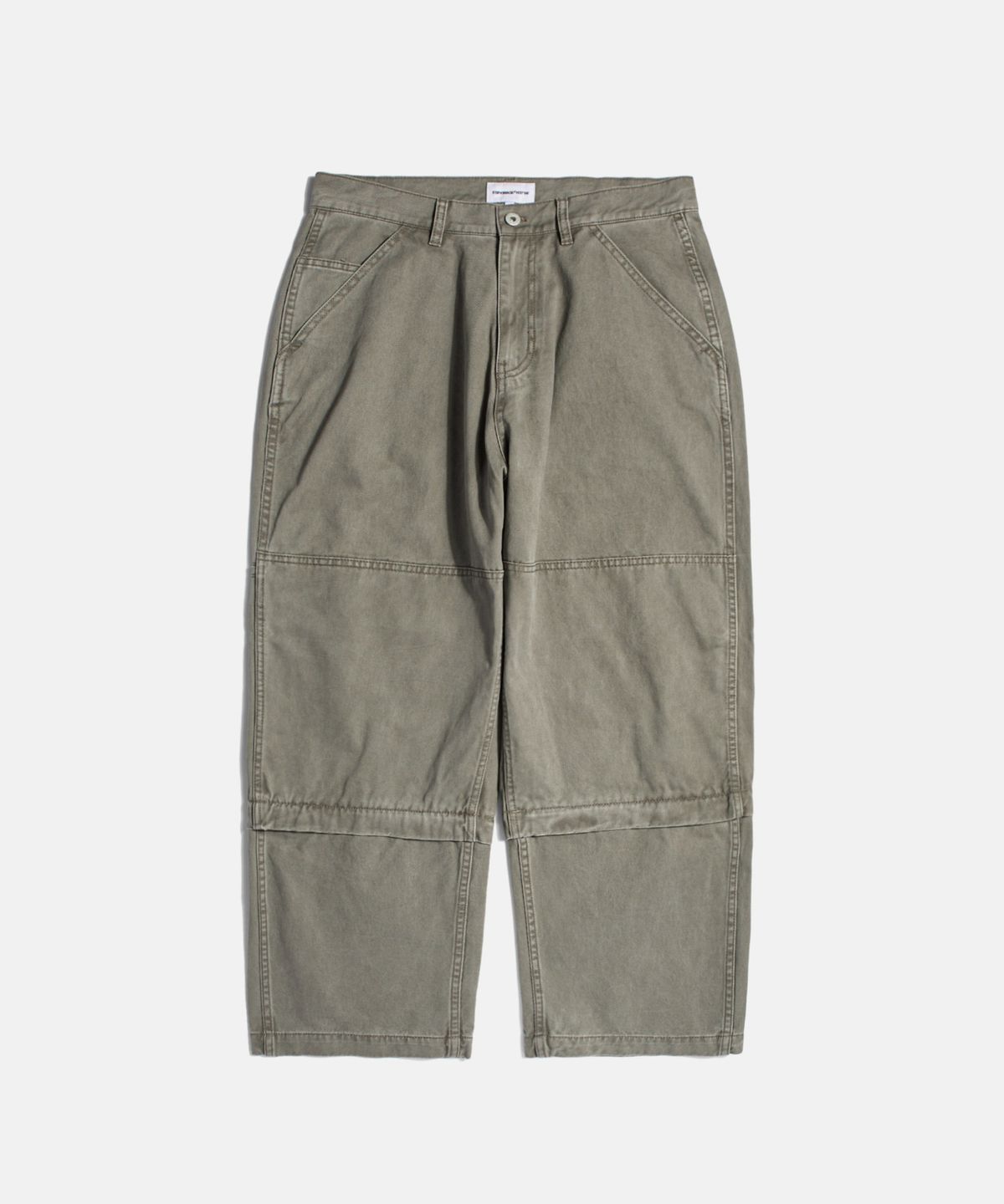 에스피오나지(ESPIONAGE) Detachable Double Knee Pants Grey