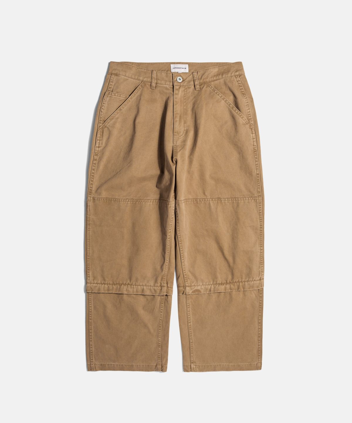 에스피오나지(ESPIONAGE) Detachable Double Knee Pants Peanut