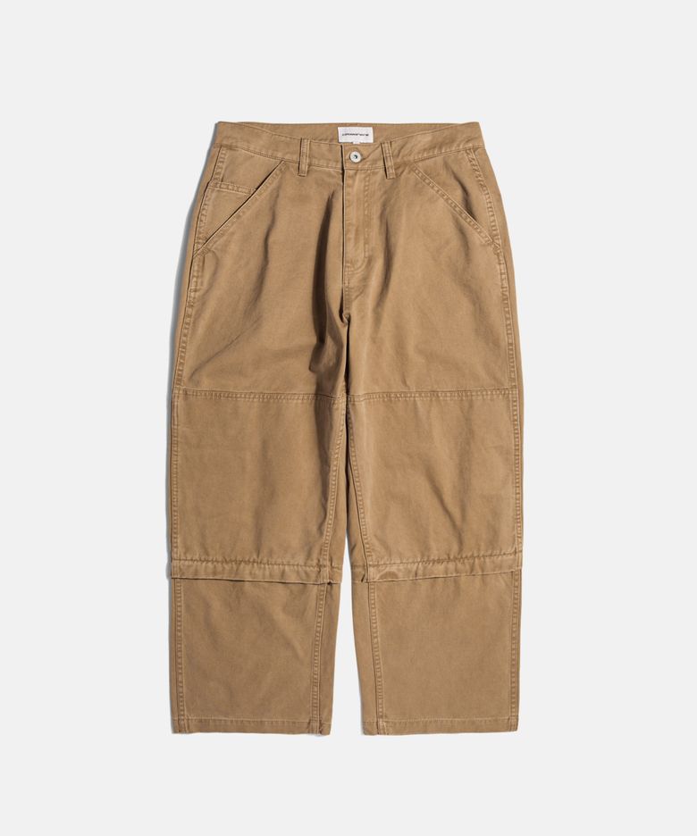 Detachable Double Knee Pants Peanut