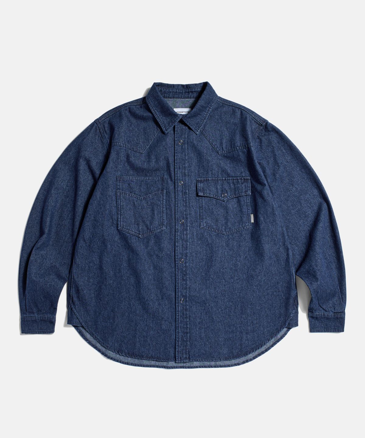 에스피오나지(ESPIONAGE) Denim Western Shirt Mid Indigo