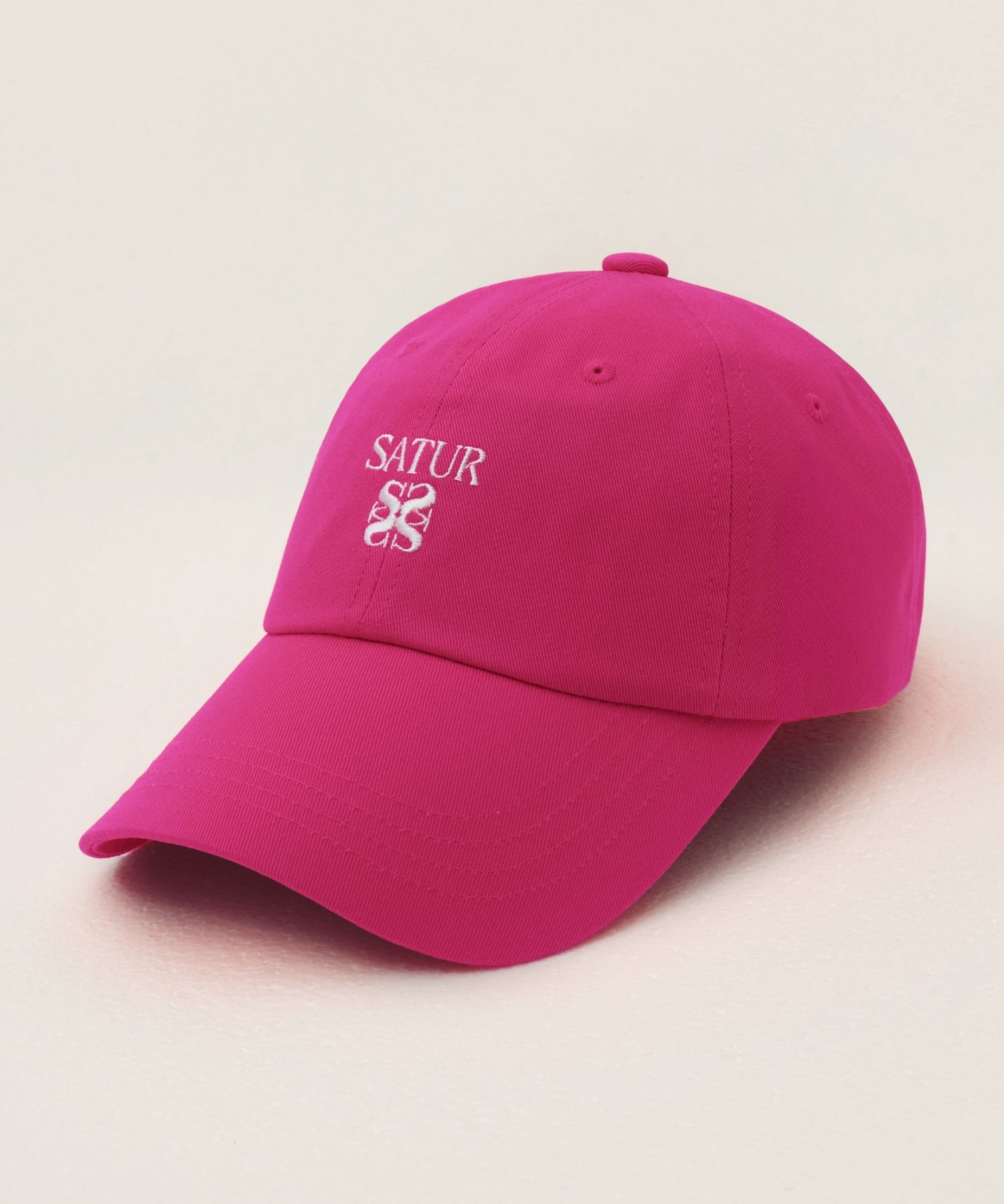 ◆SATUR◆ Classic Logo Ball Cap Indie Pink SA23FWUA24PK MUSINSA | SATUR Classic Logo Ball Cap Pink