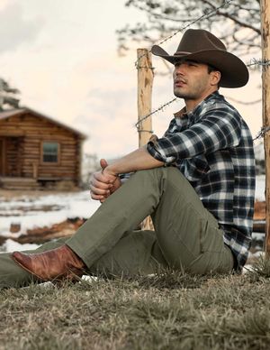 벤처 사계절 스판 밴딩 팬츠 사이드지퍼포켓