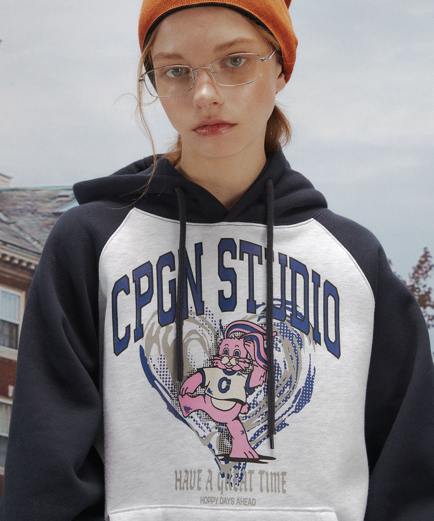 [CPGN STUDIO ]★AINICAT Raglan Hoodie MUSINSA | CPGN STUDIO Love Hoppy Raglan Hoodie Navy