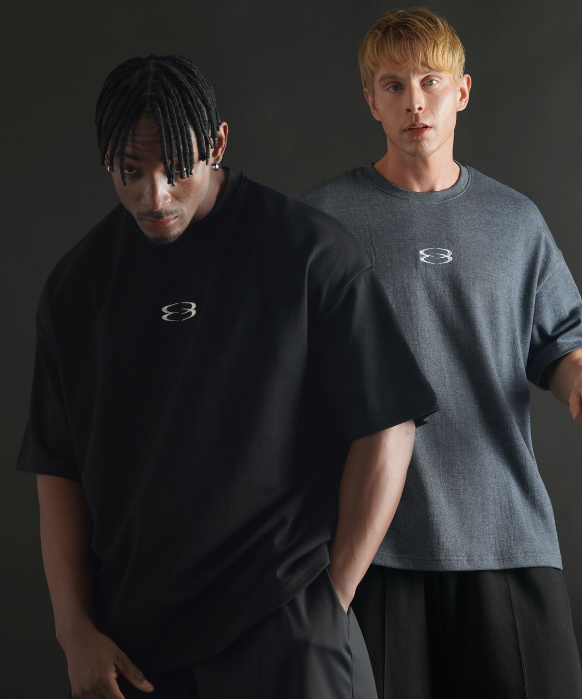 페르메논(PHERMENON) [2PACK] 슈퍼 오버핏 로고 반팔 티셔츠 (4COLOR)